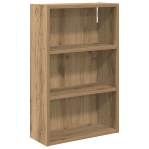 vidaXL Badkamer wandkast met plank Artisanaal eiken 40 x 16 x 62,5 cm