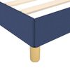 vidaXL Bedframe met hoofdeinde stof blauw 90x190 cm