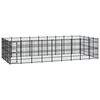 vidaXL Hondenkennel 33,18 m&sup2; staal