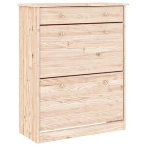 vidaXL Schoenenkast ALTA 77x35x96 cm massief grenenhout