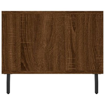 vidaXL Salontafel 102x50x40 cm bewerkt hout bruin eikenkleur