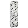 vidaXL Boottouw 12 mm 9 m Wit en zwart Polyester