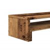 vidaXL Monitorstandaard 54x22x15 cm bewerkt hout oud houtkleurig