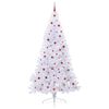 vidaXL Kunstkerstboom met 300 LED Wit 240 cm PVC en staal