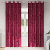 vidaXL Velvet Gordijnen 2 pcs Wijnrood 245 x 140 cm Fluweel