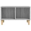 vidaXL Salontafel 60x50x36,5 cm bewerkt hout grijs