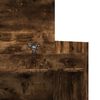 vidaXL Schoenenkast 100,5x28x100 cm bewerkt hout gerookt eikenkleurig