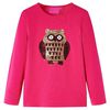 vidaXL Kindershirt met lange mouwen 116 felroze
