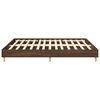 vidaXL Bedframe zonder matras bewerkt hout bruin eikenkleur 180x200 cm