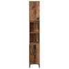 vidaXL Badkamermeubelset met plank 3 pcs Oud hout Bewerkt hout