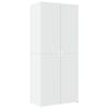 vidaXL Hoge kast 80x42,5x185 cm bewerkt hout wit