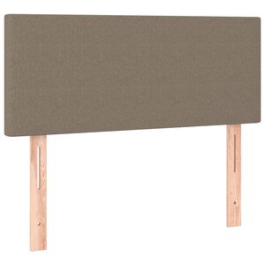 vidaXL Hoofdbord 90x5x78/88 cm stof taupe
