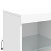 vidaXL Dressoir met LED-verlichting 81x37x100 cm wit