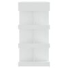 vidaXL Bartafel met opbergrek 100x50x101,5 cm bewerkt hout wit