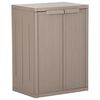 vidaXL Tuinkast 65x45x88 cm polypropyleen hout-look bruin