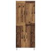 vidaXL Hoge kast Oud Hout 69,5 x 34 x 180 cm Bewerkt hout