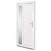 vidaXL Voordeur 98x200 cm PVC wit