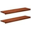 vidaXL Raamkozijnen 2 st Bruin 90 x 25 x 2 cm Massief beukenhout