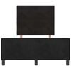 vidaXL Boxspringbed met hoofdeinde Zwart 120 x 200 cm Fluweel