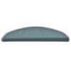 vidaXL Trapmatten 15 st 56x17x3 cm Zeeblauw Halfrond