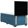 vidaXL Boxspring met matras fluweel blauw 100x200 cm