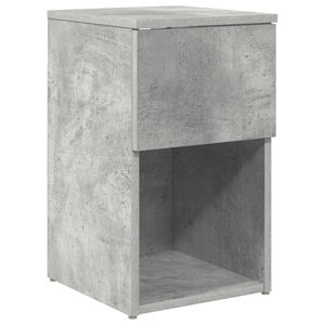 vidaXL Bed kast Betongrijs 29 x 31,5 x 49 cm Bewerkt hout