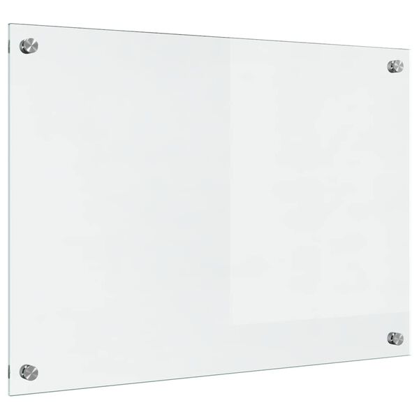 vidaXL Keuken Achterwand Doorzichtig 70 x 50 cm gehard glas