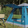 vidaXL Directe Tent met opslag Blauw 205 x 205 x 143 cm Staal