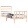 vidaXL Bedframe zonder matras massief grenenhout 90x190 cm