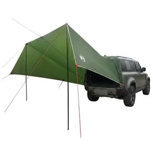 vidaXL Voertuig luifel Groen 518 x 580 x 215 cm Polyester en staal