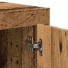 vidaXL Dressoir 92x35x75 cm bewerkt hout oud houtkleurig