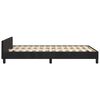vidaXL Bedframe zonder matras 120x190 cm fluweel zwart