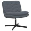 vidaXL Draaibare Relaxstoel Donkergrijs 63 x 75 x 76 cm Fluweel