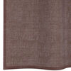vidaXL Gordijnen voile met doorvoertules 2 st 140x140 cm bruin