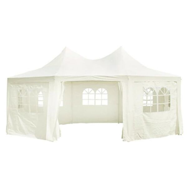 vidaXL | Tuin Tent Dek | Cr&egrave;me 6 x 4.5 x 3 m Stof