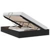 vidaXL Ottoman Bedframe met opslag Zwart 140 x 190 cm Fluweel