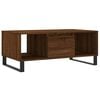 vidaXL Salontafel 90x50x36,5 cm bewerkt hout bruin eikenkleur