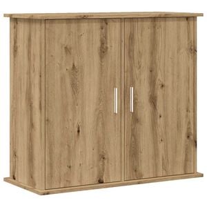 vidaXL Aquariumstandaard Artisan Eikenhout 81x36x73 cm Bewerkt Hout