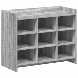 vidaXL Schoenenkast Grijs Sonoma 85 x 39,5 x 70 cm Bewerkt hout