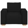 vidaXL Sofa Stoel Zwart 60 cm Stof
