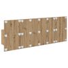 vidaXL Hoofdbord Met Kast met lade 3 pcs Artisan Eiken Bewerkt hout