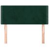 vidaXL Hoofdbord 80x5x78/88 cm fluweel donkergroen