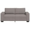 vidaXL 2-zitsbank Taupe 180x77x82 cm Stof