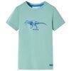 vidaXL Kindershirt 116 lichtkakikleurig
