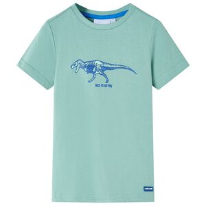 vidaXL Kindershirt 116 lichtkakikleurig