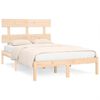 vidaXL Bedframe massief hout 150x200 cm