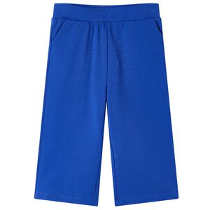 Kinderbroek met wijde pijpen 104 kobaltblauw