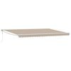 vidaXL Uitschuifbare luifel Beige 500 x 300 x 165 cm