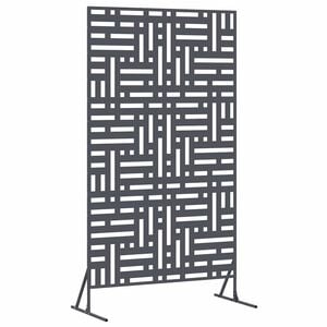 vidaXL Privacyscherm 100 x 50 x 180 cm Staal Antraciet