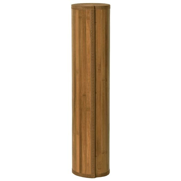 vidaXL Vloerkleed rechthoekig 80x400 cm bamboe bruin